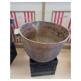Large Copper Kettle Deep - 20” W x 16” D