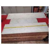 (3) Marble Tops.
