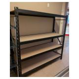 (1) Heavy Duty Racks - Black - 72" T x 78" W x 24" D