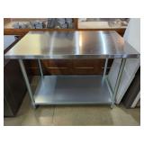 Stainless Steel Prep Table - 34" T x 48" W x 30" D