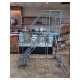 Uline Mobile Safety Ladder - 80" x 58" x 26"