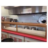 ***98" L x 18" T x 24" D...Cooling Display Case W/ Marble Tops.