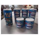 (10) NEW - "Happy Birthday " Tins - 6.5" x 7"