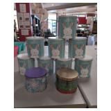 (10) NEW - "Happy Easter" Tins - 6.5" x 7"