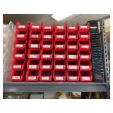 Red Stackable Storage Bins