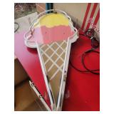 34" T x 19" W....Ice Cream Neon (works)