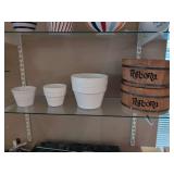 (5) Popcorn Bowls - White/Barrel
