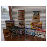 (10) Popcorn Tins - Trails End/Orville Redenbacher