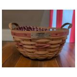 Longaberger Christmas Collection 1999 edition Popcorn Basket