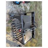 Skid Steer Hollow Wood Grabber
