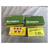 4 Boxes Winchester, Remington & Universal 110 Grain .30 Carbine