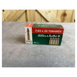 1 Box Lellier & Bellot 85 Gr. FMJ 7.62x25 Tokarev