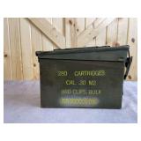 Military .30 Caliber M2 (8 Round Clips) & Metal Canister