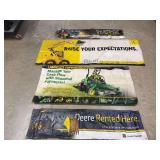 (4) John Deere Banners