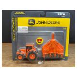 1/64 John Deere 6220 Industrial w/Mower NIB Ertl