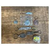 (9) John Deere Keychains
