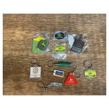 (10) John Deere Keychains