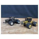 (2) 1/64 John Deere 9620 Gold + 9430 Gun Metal Ertl