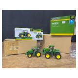 (2) 1/64 John Deere 9510R + 7290R Farm Show NIB Ertl