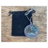 1998 John Deere Pewter Christmas Ornament