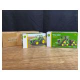 (2) 1/64 John Deere 8R 370 + 9RX 640 Farm Show NIB Ertl