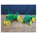(2) 1/16 John Deere D + GP