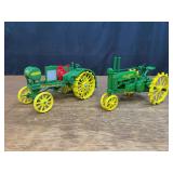 (2) 1/16 John Deere A + Waterloo Boy Ertl