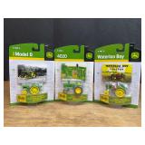 (3) 1/64 John Deere Tractor & Engine Museum NIB Ertl