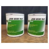 (2) John Deere Green 1 qt Paint Cans
