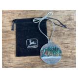 1996 John Deere Pewter Christmas Ornament
