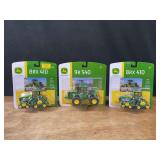 (3) 1/64 John Deere Tractors NIB Ertl