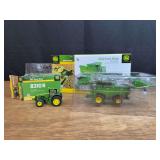 (2) 1/64 John Deere 8310R + S680 Combine Farm Show NIB Ertl
