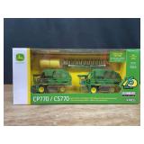 1/64 John Deere CP770 + CS770 Cotton Picker Set Prestige Des Moines Works NIB Ertl