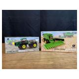 (2) 1/64 John Deere 4920 Spreader + 9660STS Combine Farm Show NIB Ertl