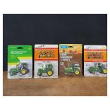 (4) 1/64 John Deere Tractors NIB Ertl