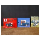 (3) 1/64 Ford + Kinze NIB