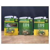 (3) 1/64 John Deere NIB Ertl