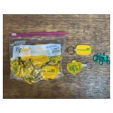 (28) John Deere Keychains + Magnet