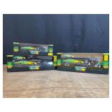 (3) John Deere NASCAR Semis NIB Ertl