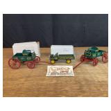 (3) John Deere Wagons + Truck