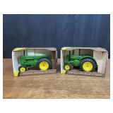 (2) 1/16 John Deere AR + D NIB Ertl