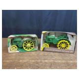 (2) 1/16 John Deere D + GP NIB Ertl