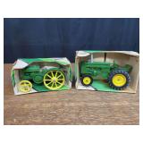 (2) 1/16 John Deere D + M NIB Ertl