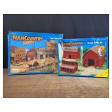 (2) 1/64 Farm Country Sets Ertl