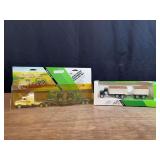 (2) 1/64 John Deere Semi + Truck NIB Ertl