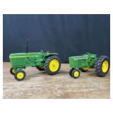 (2) 1/16 John Deere Tractors