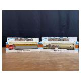 (2) 1/64 Mobil + Grain Semis NIB Ertl