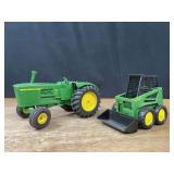 (2) 1/16 John Deere 5020 + Skid Steer Ertl