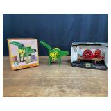 (3) John Deere Waterloo Boy Engine + Corn Sheller NIB Ertl
