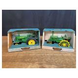 (2) 1/16 John Deere B + GP NIB Ertl